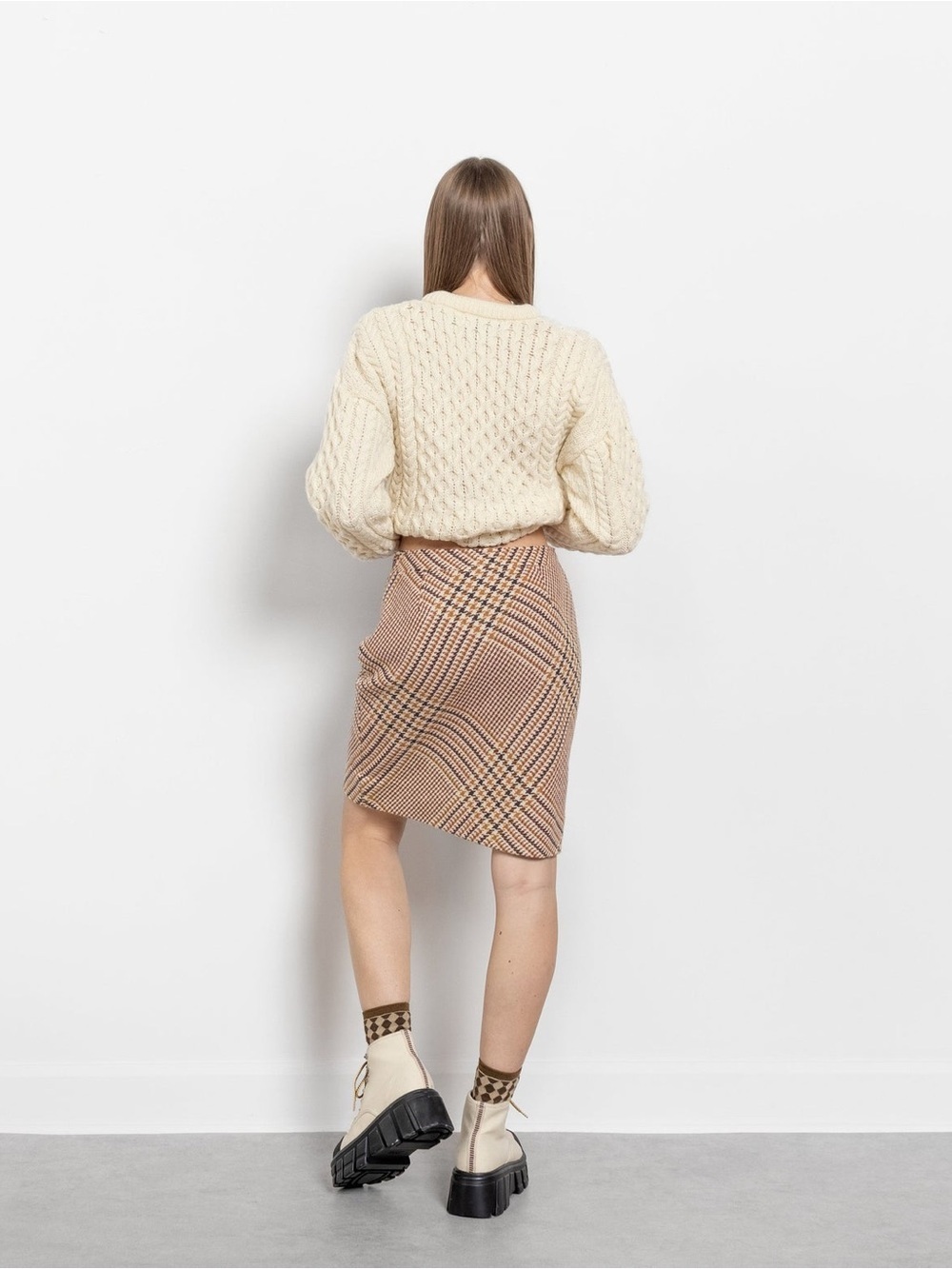Vintage Tory Burch Jasmine Wool Pencil Skirt - Picture 5 of 11